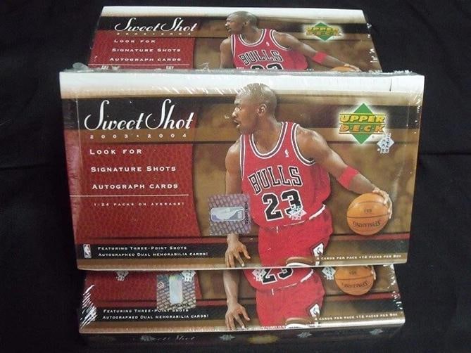 2003 03 - 04 UD Upper Deck Sweet Shot Basketball Hobby Box (1 of 3)