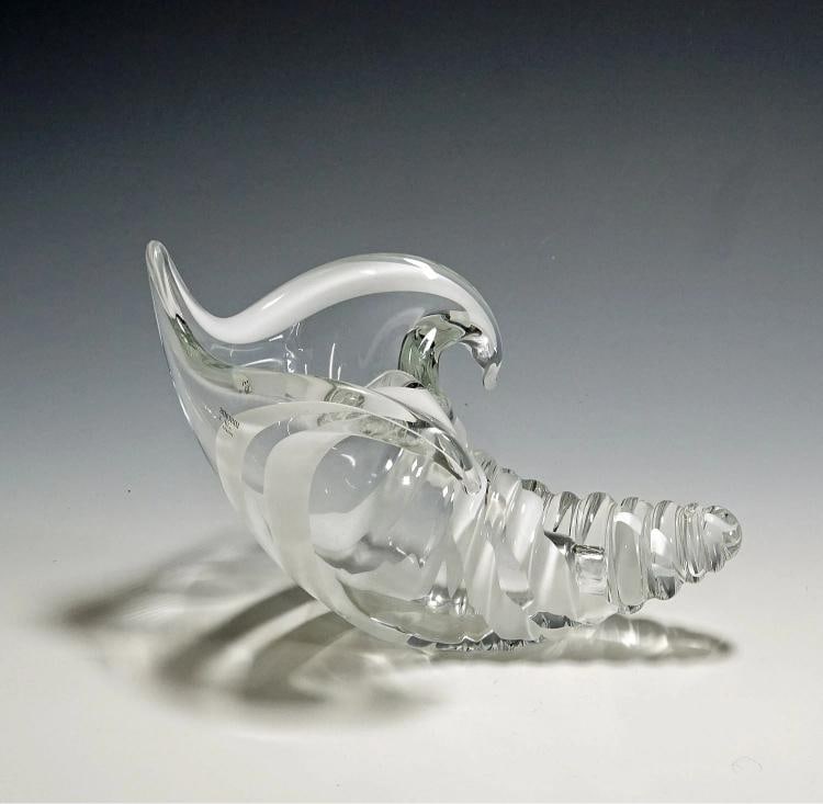 Collection of 11 Murano Art Glass Cornucopia by Seguso 1950s-60s - 6