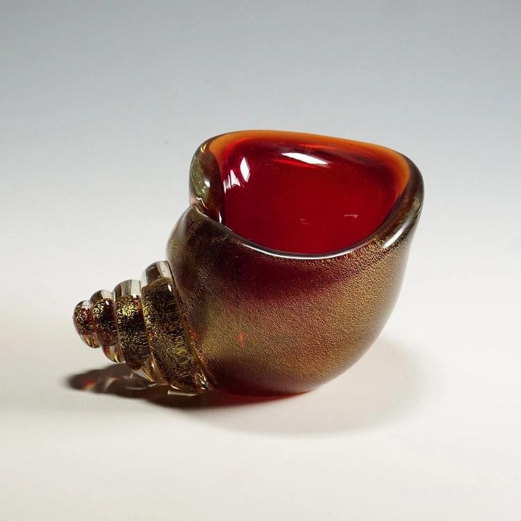 Collection of 11 Murano Art Glass Cornucopia by Seguso 1950s-60s - 7