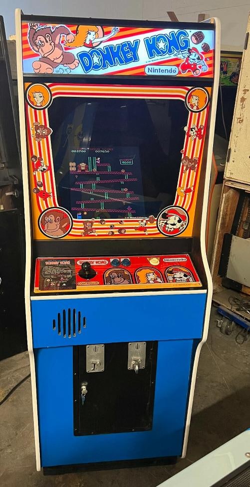 DONKEY KONG ARCADE MACHINE by NINTENDO 1981 (Excellent) *RARE* - 6