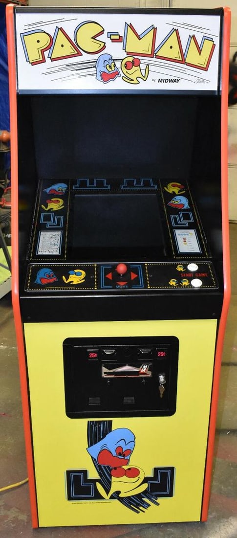 PAC-MAN ARCADE MACHINE by MIDWAY (Excellent Condition) *RARE* (1 of 13)