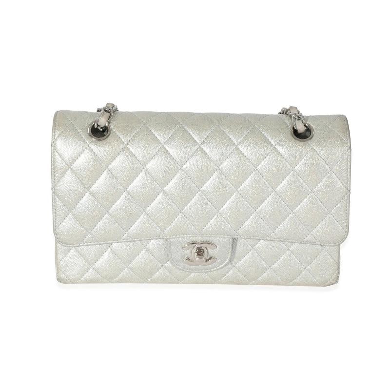 Chanel 21K Glitter Caviar Medium Classic Double Flap Handbag (1 of 7)