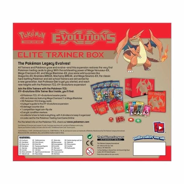 2 Pokemon TCG XY Evolutions Elite Trainer Box Set Charizard & Blastoise Sealed - 4