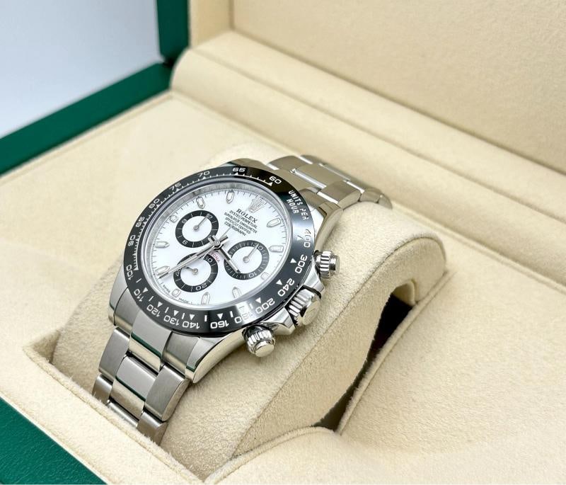 2023 Rolex Daytona Panda 116500LN White Dial Ceramic Bezel Steel Box Papers - 3