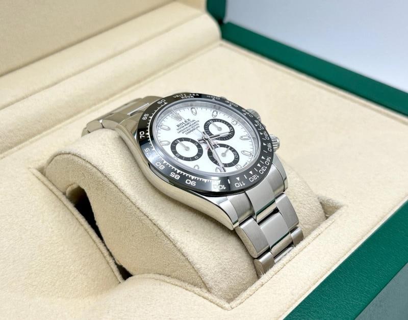 2023 Rolex Daytona Panda 116500LN White Dial Ceramic Bezel Steel Box Papers - 5