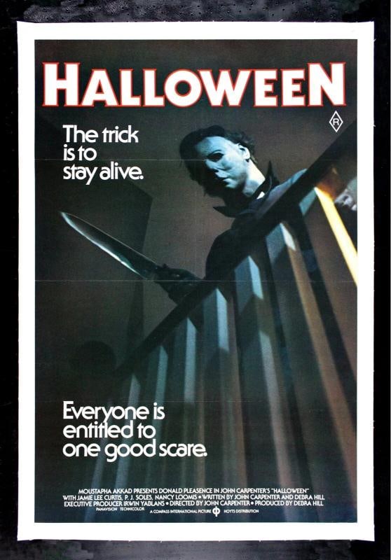 HALLOWEEN ORIGINAL VINTAGE RARE AUSTRALIA MOVIE POSTER 1978~(25.75" x 38") (1 of 1)