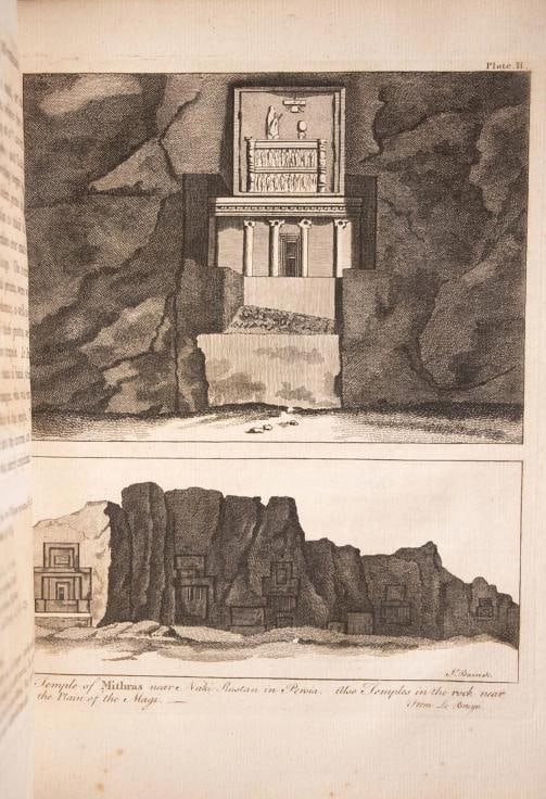 1775 A New System Or An Analysis Of Ancient Mythology Copper Plates 12" Tall - 13