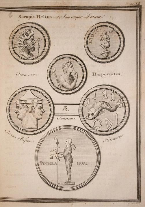 1775 A New System Or An Analysis Of Ancient Mythology Copper Plates 12" Tall - 20