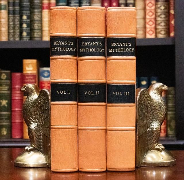 1775 A New System Or An Analysis Of Ancient Mythology Copper Plates 12" Tall - 2