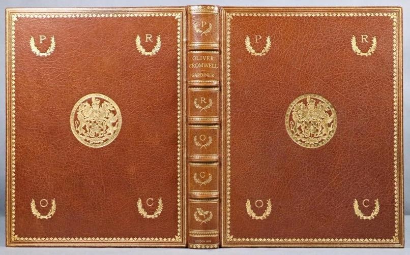 Samuel Rawson Gardiner / Oliver Cromwell Limited Edition 1899: Edition: Limited Edition Description: Hardcover. BOOK IS IN FINE CONDITION BEAUTIFULLY BOUND IN FULL CRUSHED MOROCCO WITH BRIGHT GILT DETAILS, RULE AND TURN INS, SIX COMPARTMENTS AND FIVE LARGE RIBS