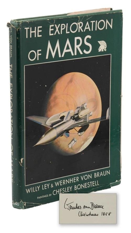 The Exploration of Mars ~ by WERNHER VON BRAUN ~ Signed First Edition ~ 1st 1956 (1 of 10)
