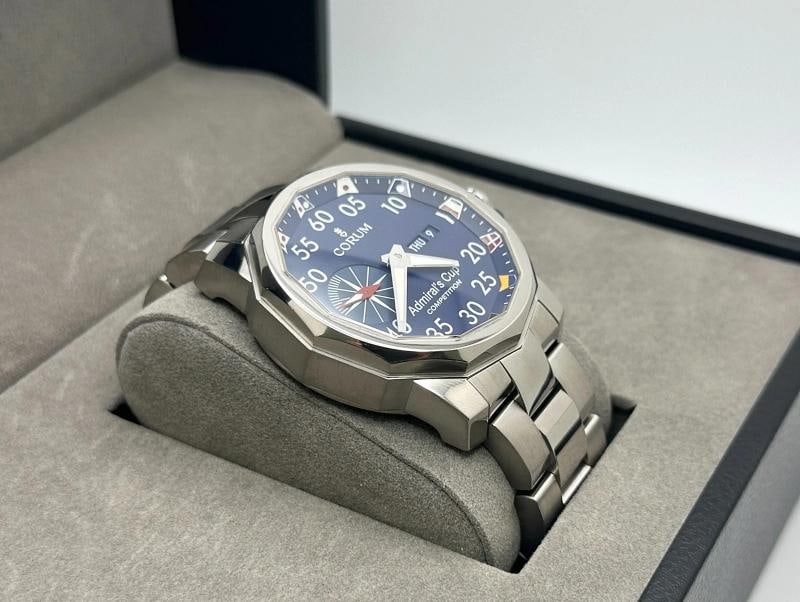 Corum Admiral's Cup Competition 48 947.933.04 48mm Blue Dial Titanium - 4