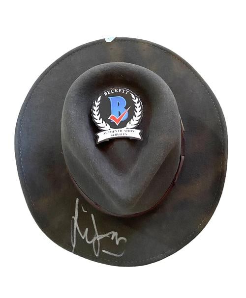 HARRISON FORD SIGNED AUTOGRAPH INDIANA JONES HAT BECKETT BAS (1 of 3)