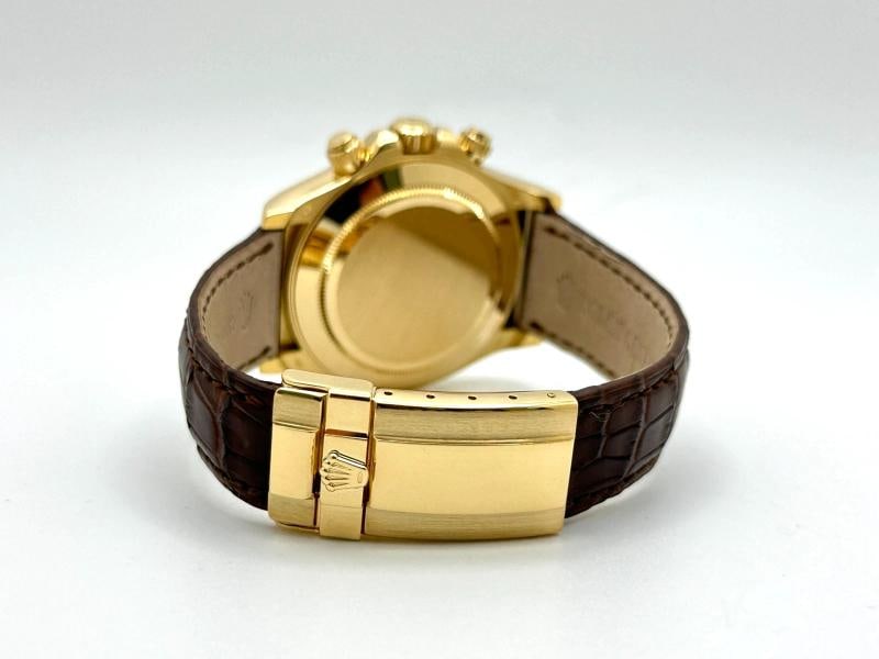 Rolex Daytona Cosmograph 116518 40mm Black MOP Dial 18k Yellow Gold Box Paper - 7