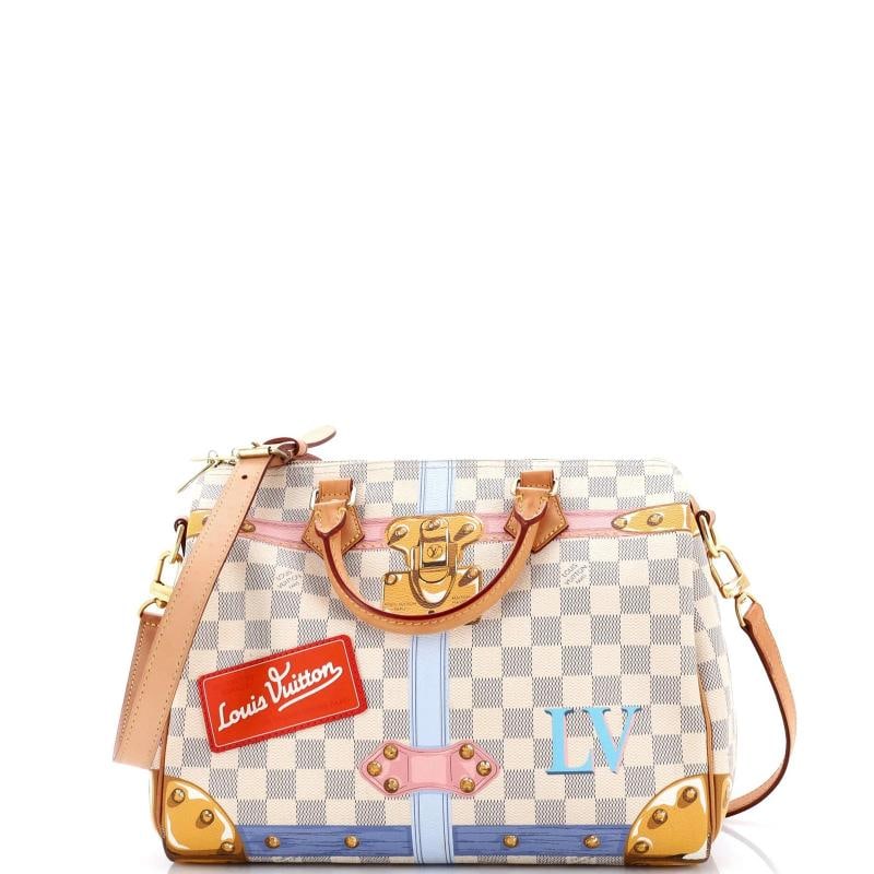 Louis Vuitton Speedy Bandouliere Bag Limited Edition Damier Summer Trunks 30 (1 of 8)