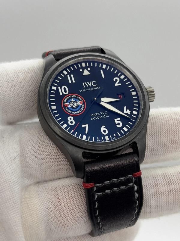 IWC Pilots Watch Mark XVIII Top Gun SFTI IW324712 41mm Black Ceramic Box Paper - 2