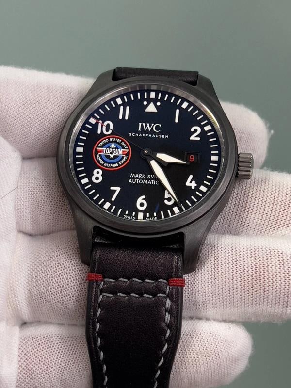 IWC Pilots Watch Mark XVIII Top Gun SFTI IW324712 41mm Black Ceramic Box Paper - 9