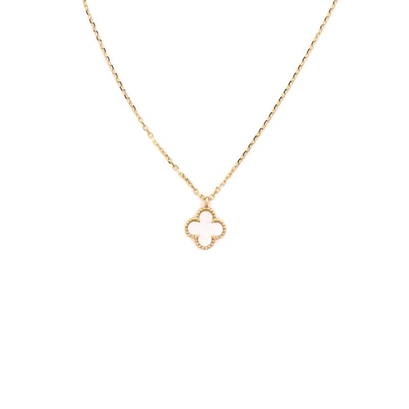 Van Cleef & Arpels Sweet Alhambra Pendant Necklace 18K Yellow Gold and Mother of: Condition: Pre-owned - Good,Brand: Van Cleef & Arpels,Main Stone: Unknown,Metal: 18K Yellow Gold,Metal Purity: 18K,Style: Pendant,Type: Necklace,Color: Yellow Gold,Material: 18K Yellow Gold, Mother Of