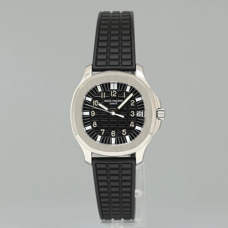 MINT PAPERS Patek Philippe Steel Aquanaut Black Rubber JUMBO 5065 38mm Watch Patek Travel Box/Pap... - 2