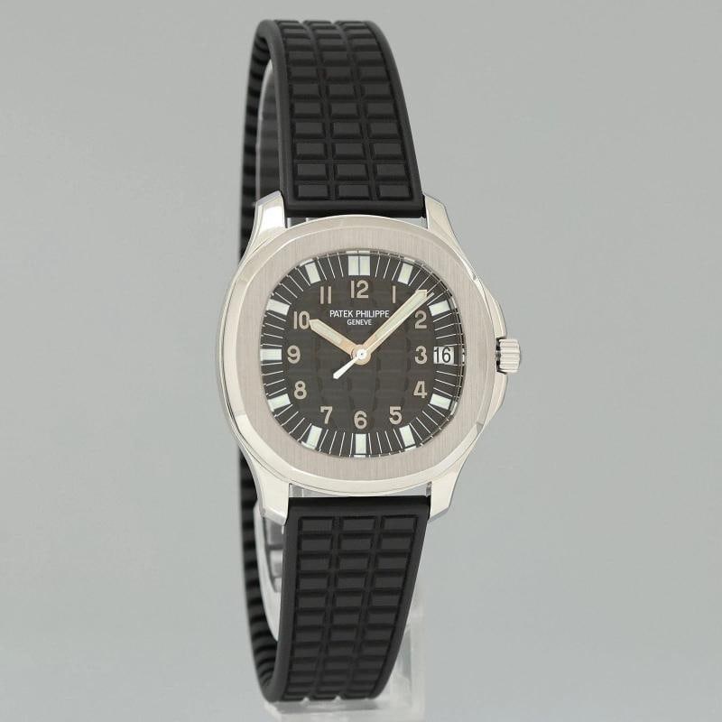 MINT PAPERS Patek Philippe Steel Aquanaut Black Rubber JUMBO 5065 38mm Watch Patek Travel Box/Pap... - 3