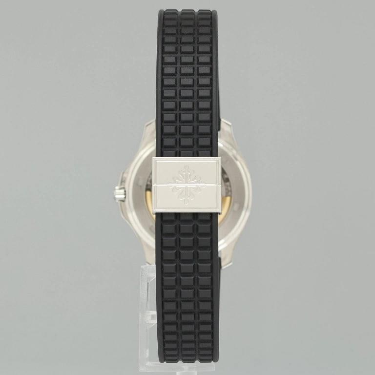 MINT PAPERS Patek Philippe Steel Aquanaut Black Rubber JUMBO 5065 38mm Watch Patek Travel Box/Pap... - 5