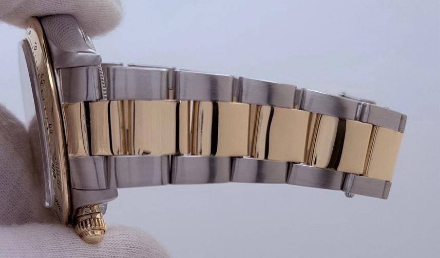 Rolex Daytona Cosmograph Zenith 16523 Champagne Dial 18k Yellow Gold Steel - 9