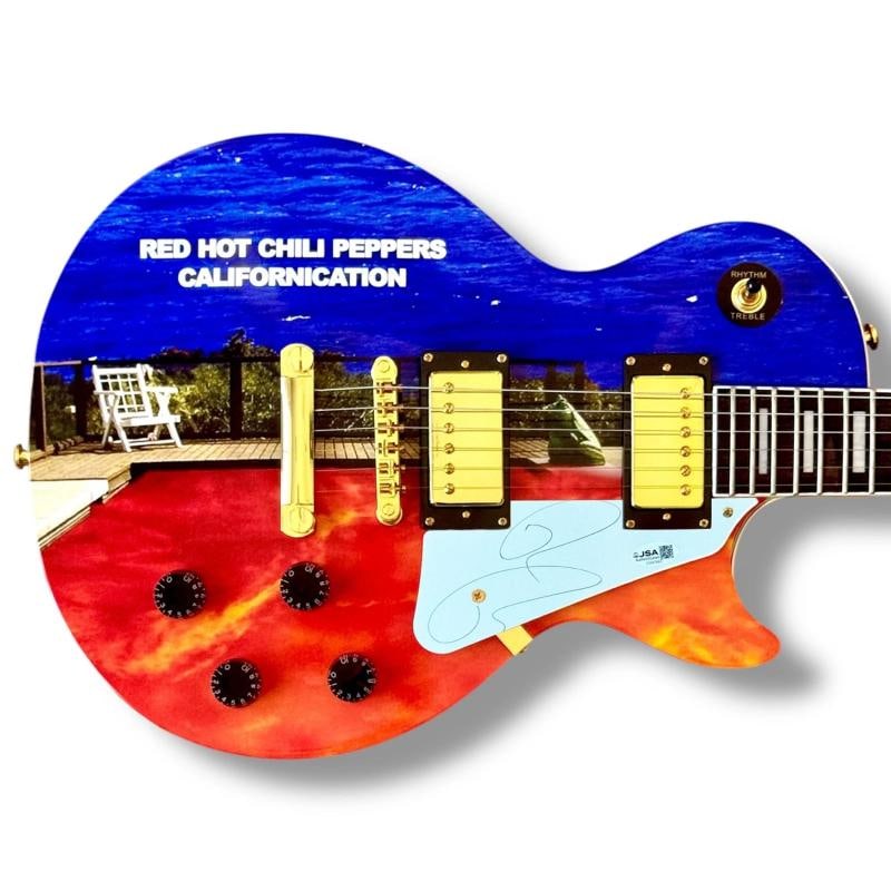 Rick Rubin Signed Guitar Custom Graphics JSA COA Red Hot Chili Peppers: Industry: Music,Autograph Authentication: James Spence (JSA),Object Type: Guitar & Guitar Pick,Original/Reproduction: Original,Signed: Yes,Country of Origin: United States