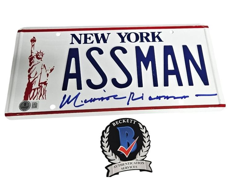 MICHAEL RICHARDS SIGNED AUTOGRAPH SEINFELD KRAMER LICENSE PLATE BAS (1 of 1)