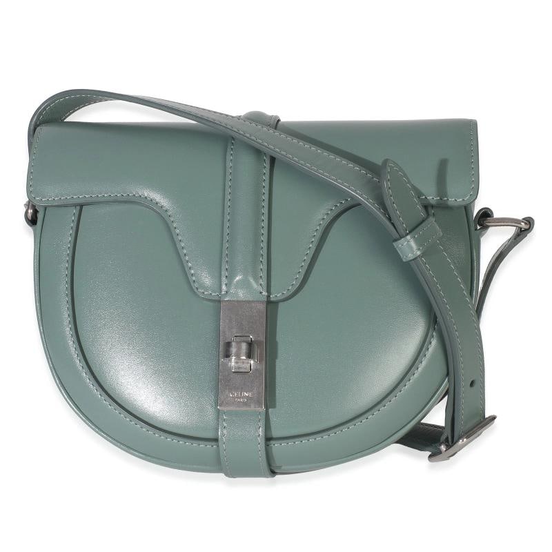 Celine Celadon Satinated Calfskin Besace Small 16: Condition: Pre-owned - Good,Country of Origin: Italy,Dimensions: 7.5 x 6.5 x 2.75,Handbag Accessories: None,Bag Width: 7.5 in,Bag Depth: 2.75 in,Bag Height: 6.5 in,Department: Unisex,Style: Shoulder