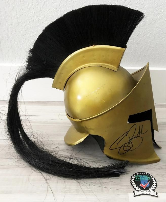 Gerard Butler Signed Spartan Helmet 300 King Leonidas Beckett BAS 1 COA: Condition: New: A brand-new, unused, unopened, undamaged item (including handmade items). ,Country of Origin: United States,Modified Item: No,Original/Reproduction: Original 