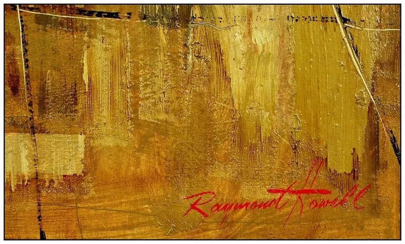 Raymond Howell Original Oil Painting On Board Signed Female Portrait Framed Art - 4