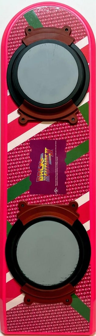 MICHAEL J FOX CHRISTOPHER LLOYD Signed Autograph Hoverboard BTTF BAS - 3