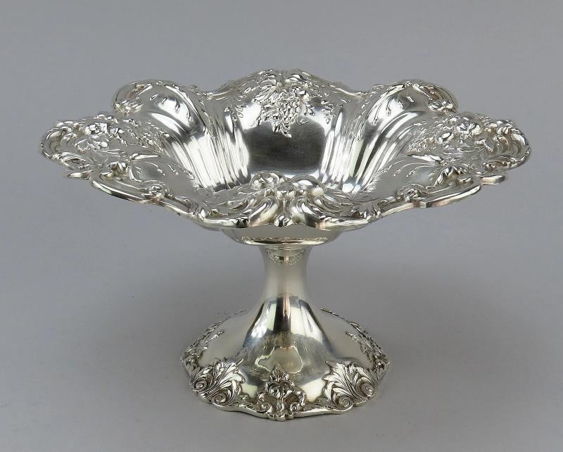 Nice Reed Barton Sterling Silver Francis I Tazza Compote Pedestal Bowl X568 1954 (1 of 7)