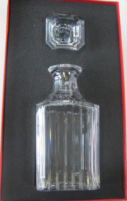 BACCARAT CRYSTAL HARMONIE WHISKEY DECANTER SQUARE #1704365 BRAND NIB - 5