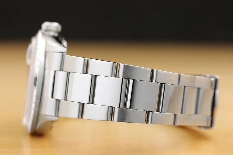 MENS ROLEX DATEJUST BLUE DIAMOND SAPPHIRE 18K GOLD STAINLESS STEEL OYSTER WATCH - 5