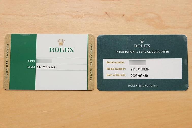 2016 CARD ROLEX GMT MASTER II 116710BLNR 40MM BATMAN BLUE BLACK STEEL WATCH - 6