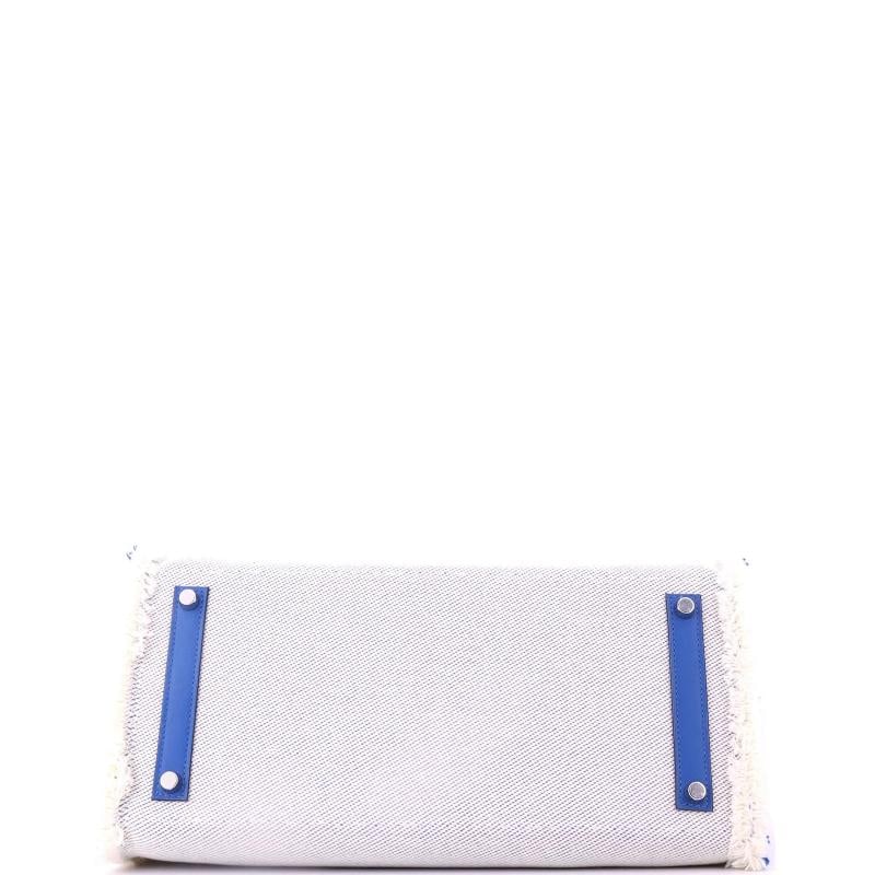 Hermes Fray Fray Birkin Bag Toile and Swift 35 - 5