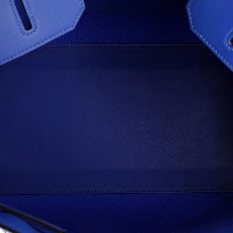 Hermes Fray Fray Birkin Bag Toile and Swift 35 - 7