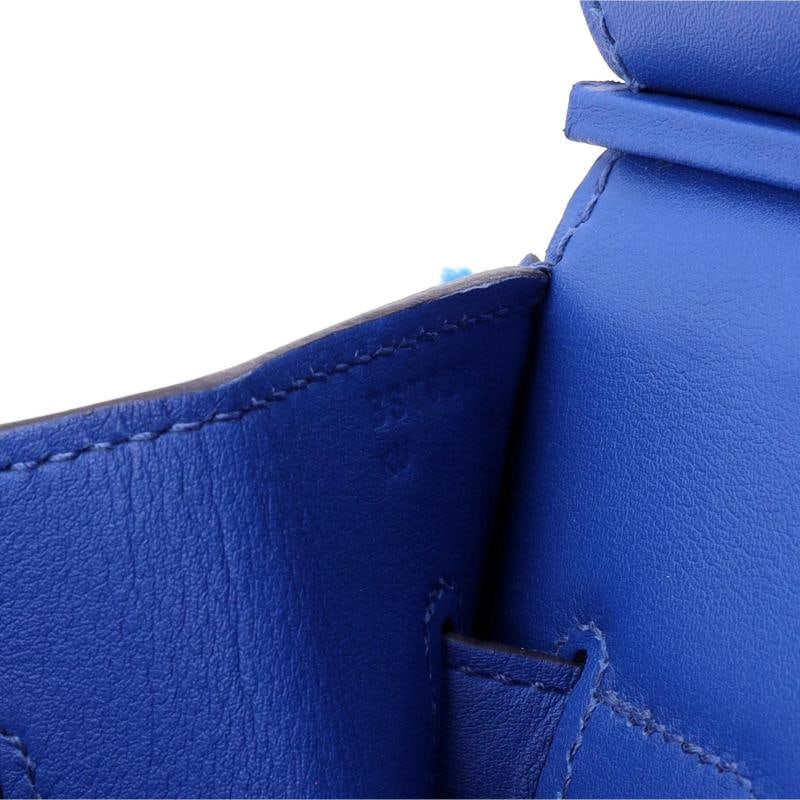 Hermes Fray Fray Birkin Bag Toile and Swift 35 - 8