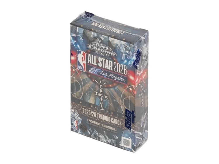 2025/26 TOPPS CHROME CACTUS JACK BASKETBALL X NBA ALL STAR GAME HOBBY BOX - 2