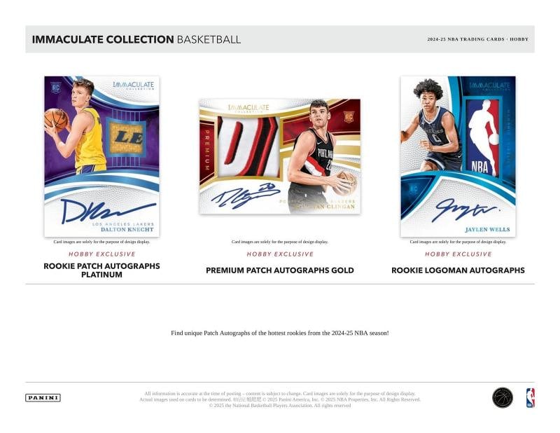 2024/25 PANINI IMMACULATE BASKETBALL HOBBY BOX - 5