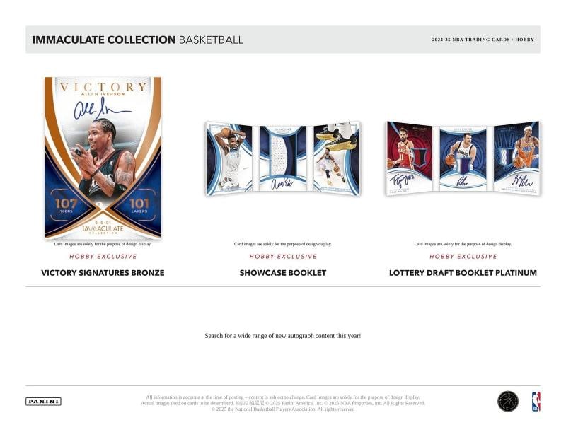 2024/25 PANINI IMMACULATE BASKETBALL HOBBY BOX - 7