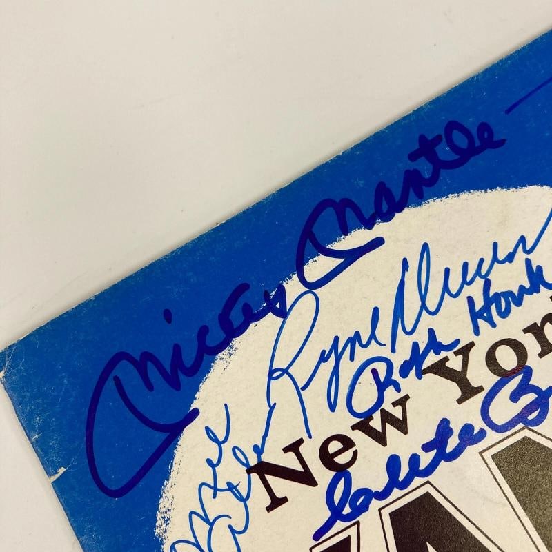 1961 World Champion New York Yankees Team Signed Yearbook w/ Mickey Mantle JSA - 2