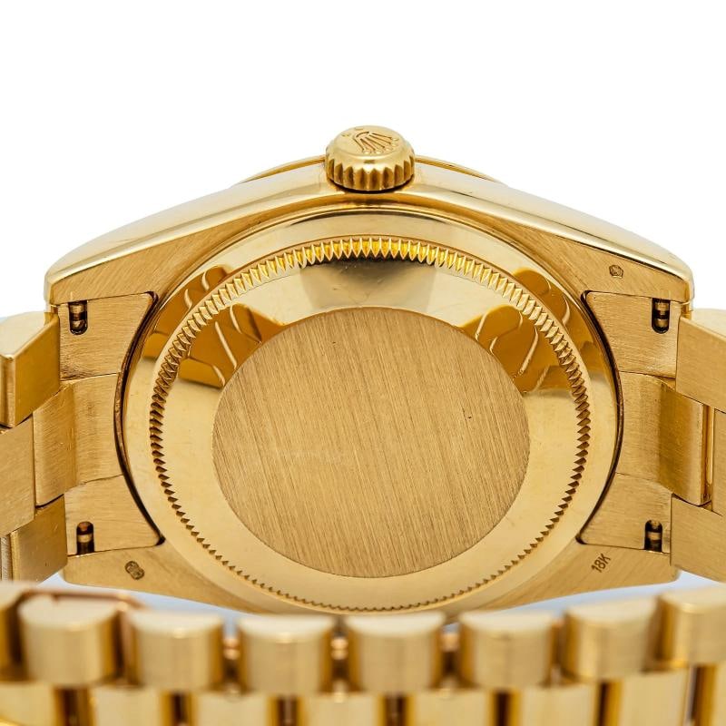 Rolex Day-Date 118238 18k YG President Silver Diamond Dial with Paper Unisex36mm - 6