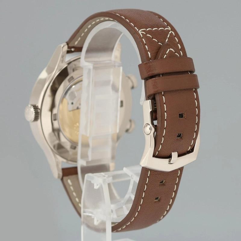 MINT 5524G Patek Philippe Blue Leather White Gold Travel Time 42mm Watch - 4