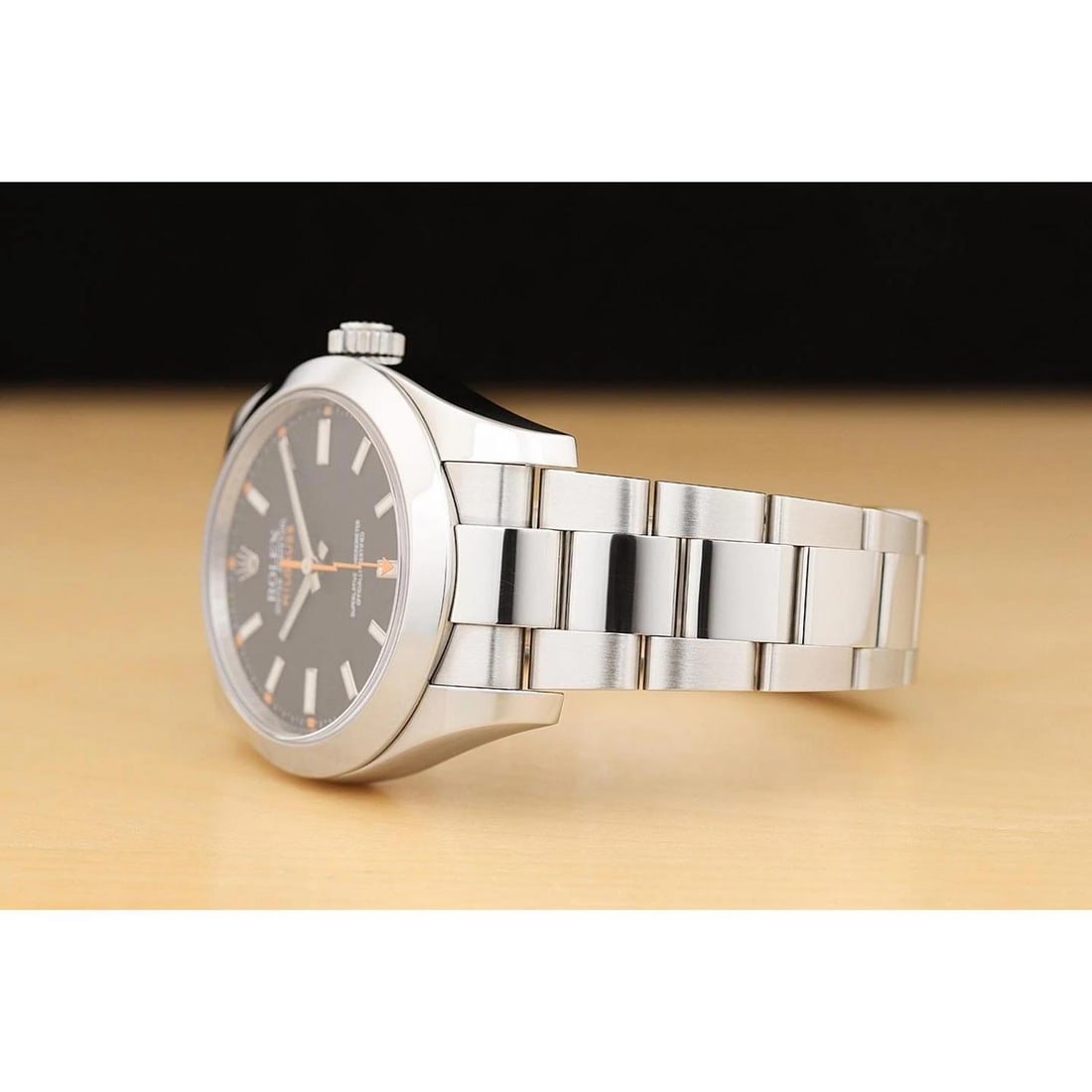 2008 CARD ROLEX MILGAUSS 116400 BLACK DIAL STAINLESS STEEL 40MM AUTOMATIC WATCH - 4