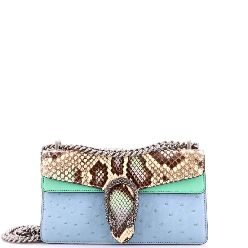 Gucci Dionysus Bag Python with Ostrich and Leather Small (1 of 7)