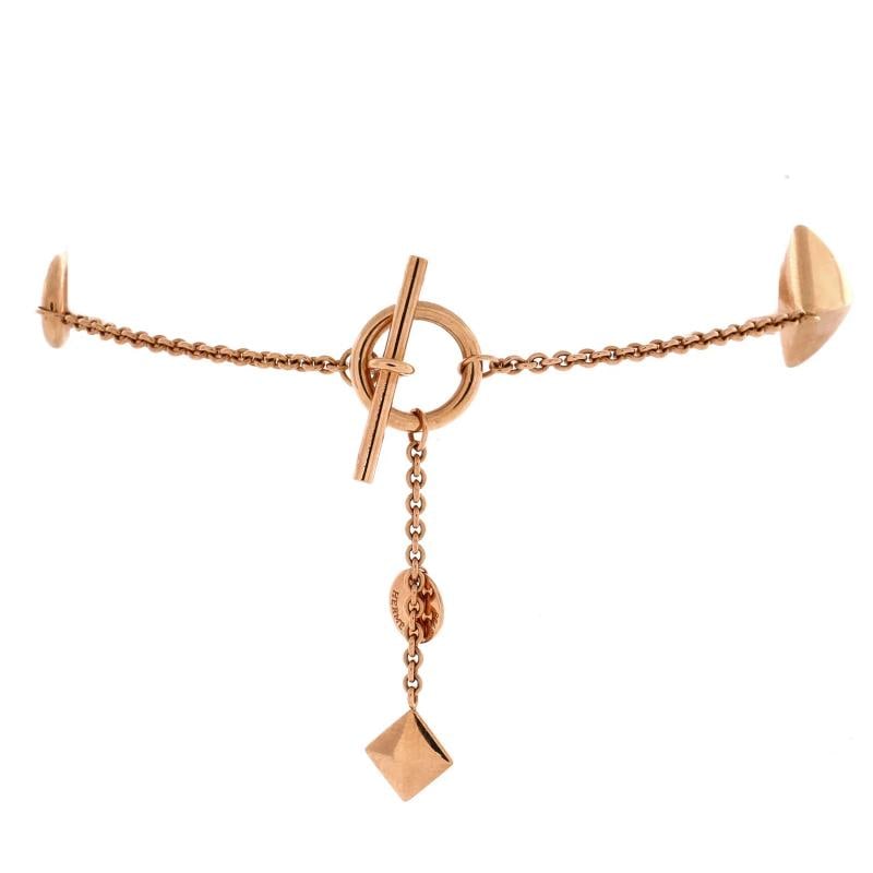 Hermes Ronde Multi Bracelet 18K Rose Gold - 2