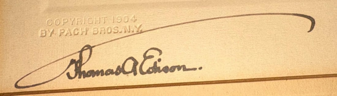 Thomas Edison Signed 9.75" x 7.5" Black & White Photograph (JSA LOA) - 4