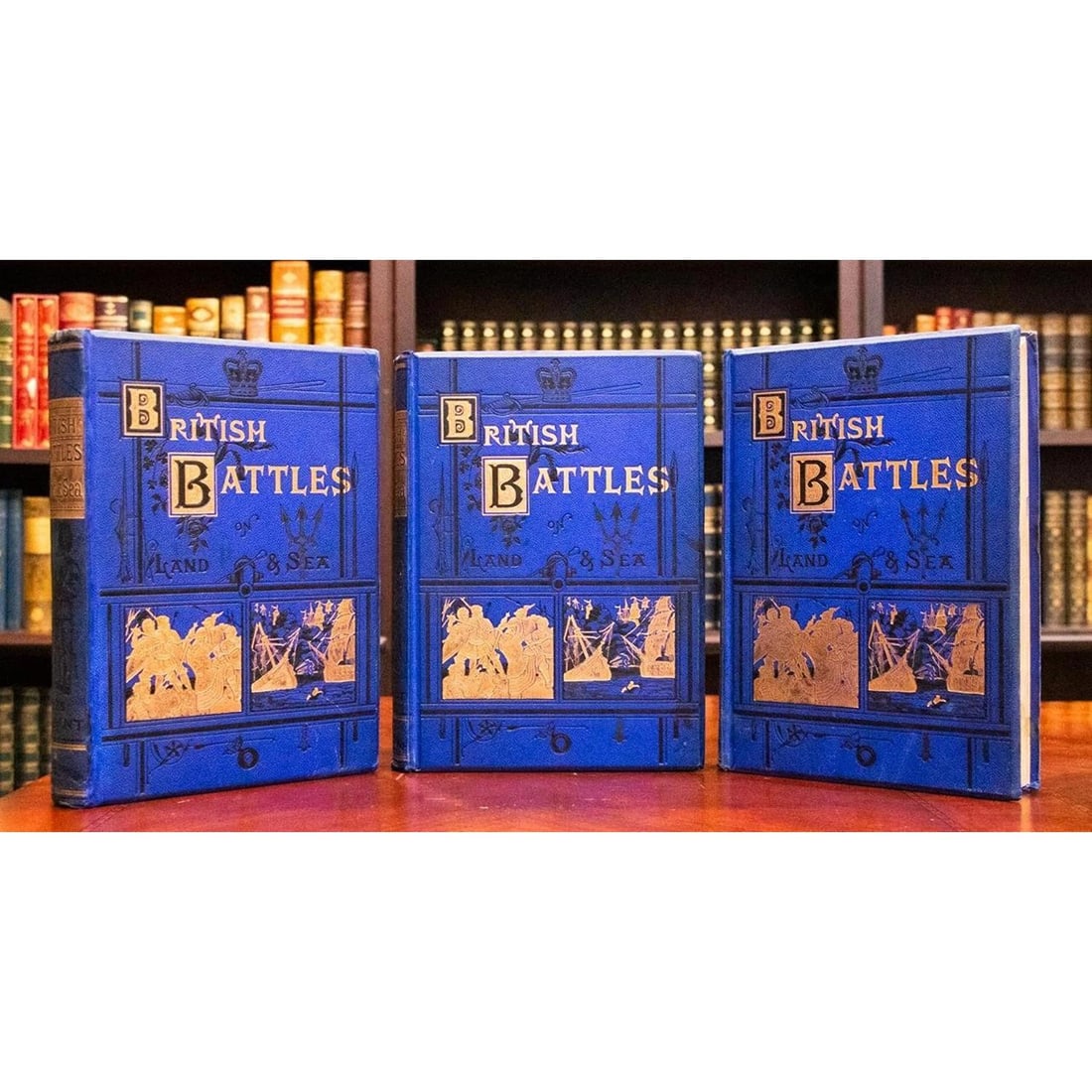 James Grant / 1891 British Battles On Land & Sea Knights Templar American (1 of 20)